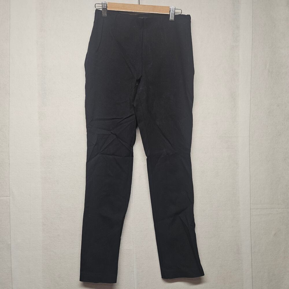 Intermix Black Skinny Ankle Pants Women's Size 6 Side Zip